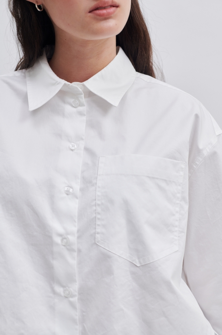 Charm Shirt 1001 White