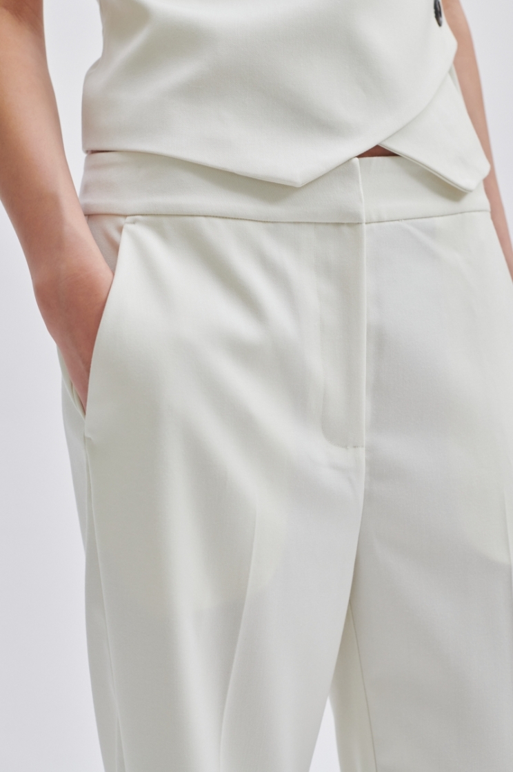 Kaleem Suit Trousers 1039 Vaporous White